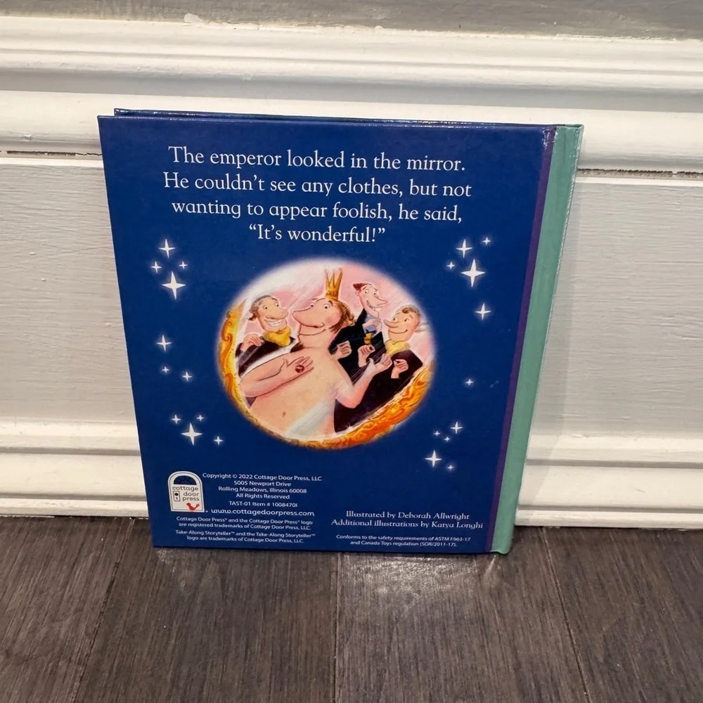 The Emperor's New Clothes Bedtime Stories Hardcover Book Toddler Baby